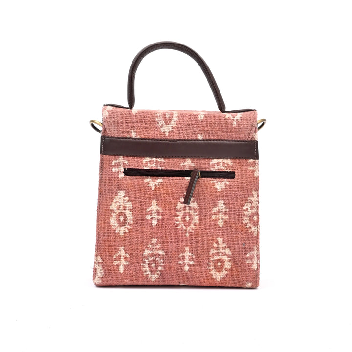 Handwoven Long Flap Sling Bag