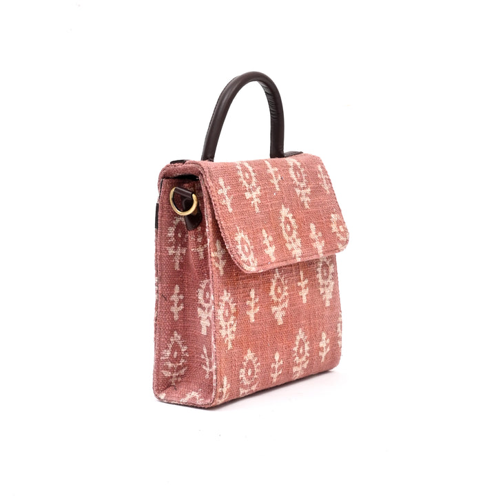 Handwoven Long Flap Sling Bag