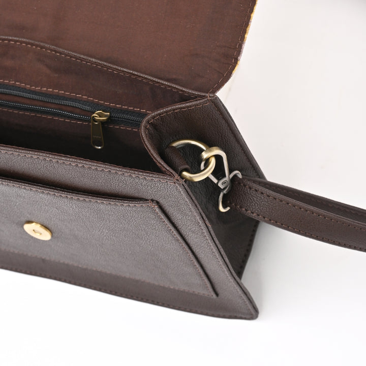 Garden Theme Satchel Bag | Multi, 10x3.5x8"