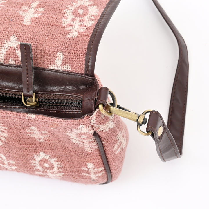 Handwoven Block Printed Sling Bag