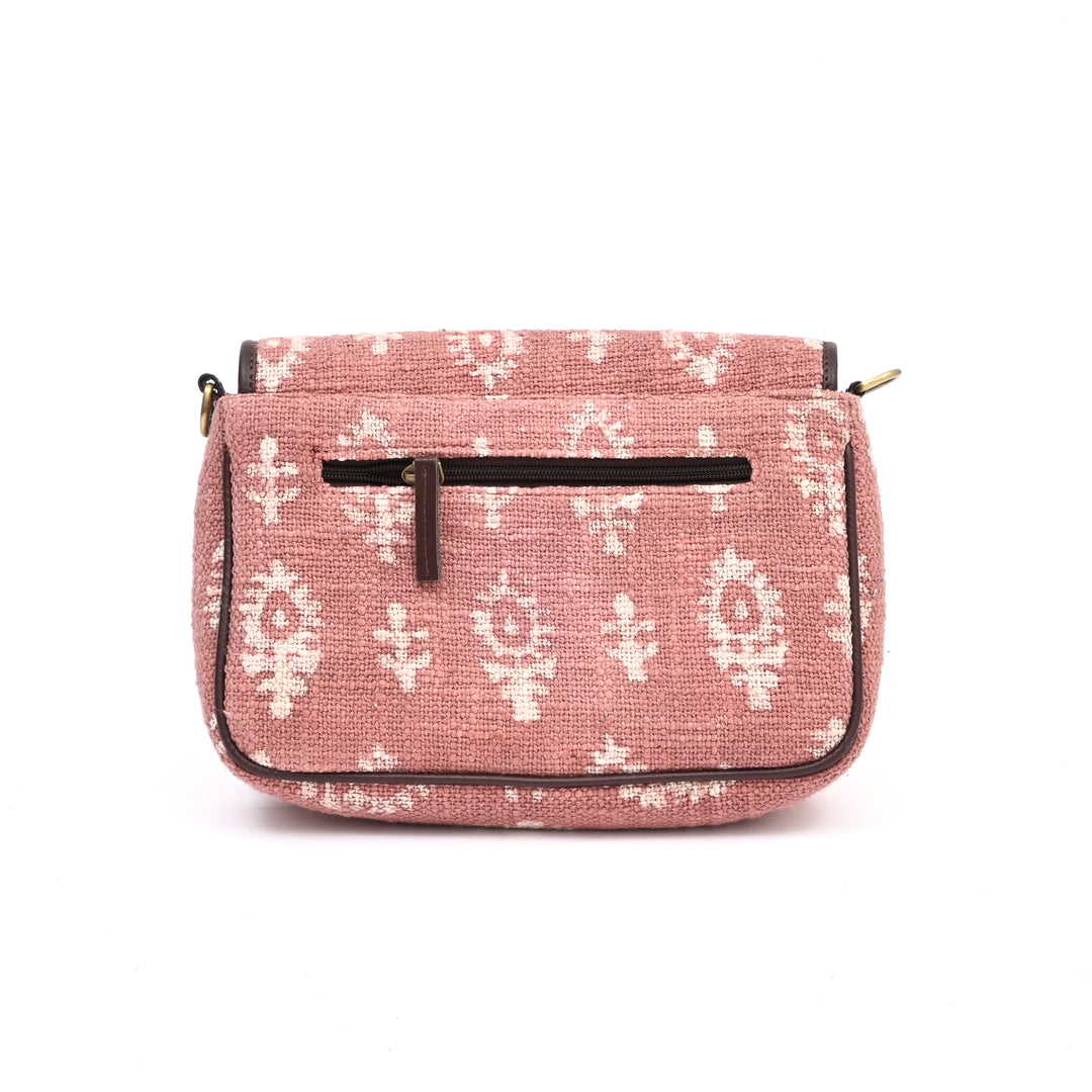 Handwoven Block Printed Sling Bag