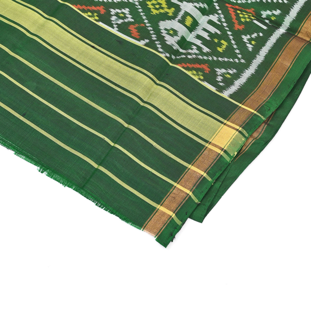 Ikat Patola Handloom Silk Stole | 86" x 22.5"