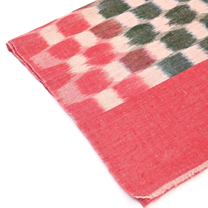 Reversible Ikat Pashmina Multicolor Stole, 80"x28"
