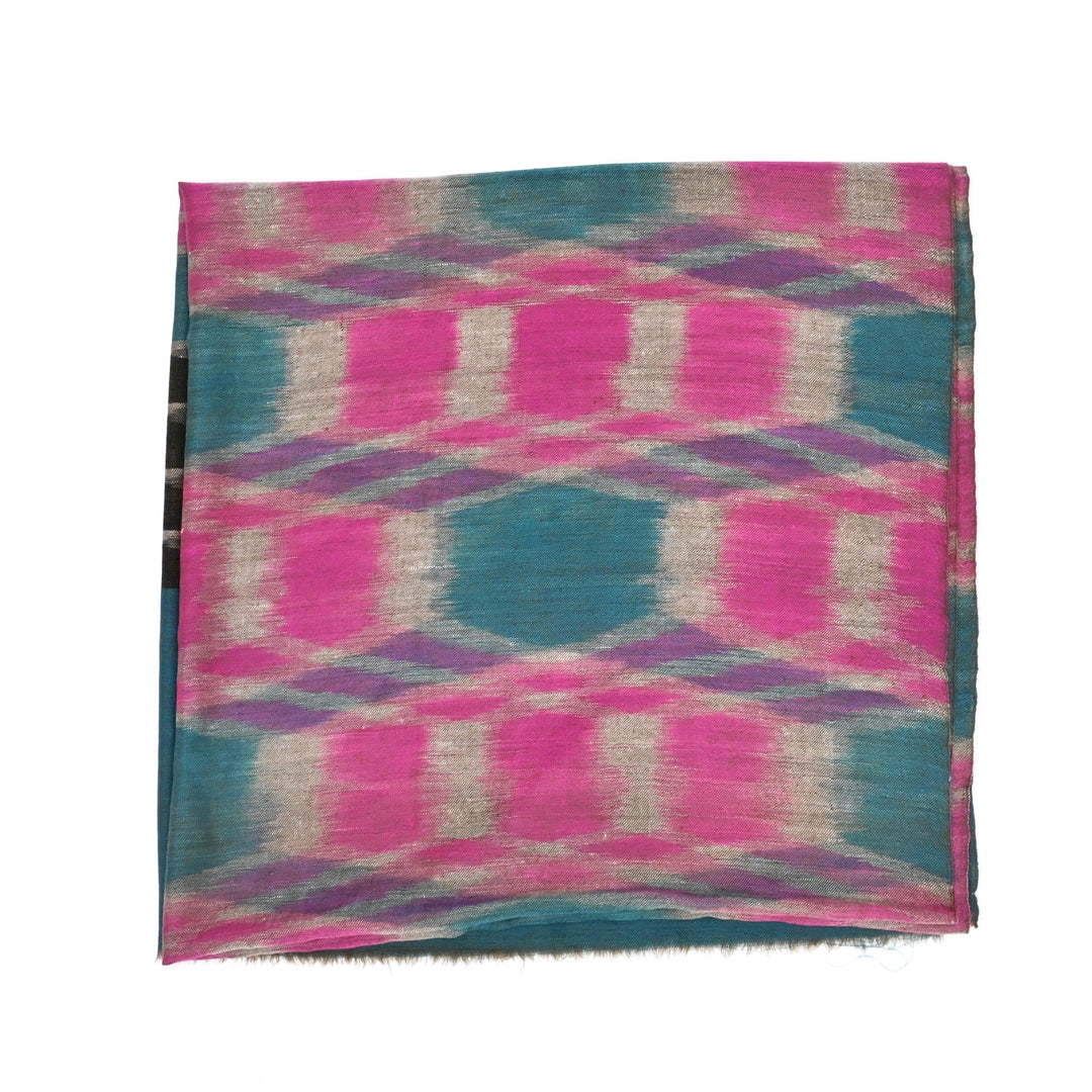 Sozni Pashmina Shawl - Multi-color, 80"x40"