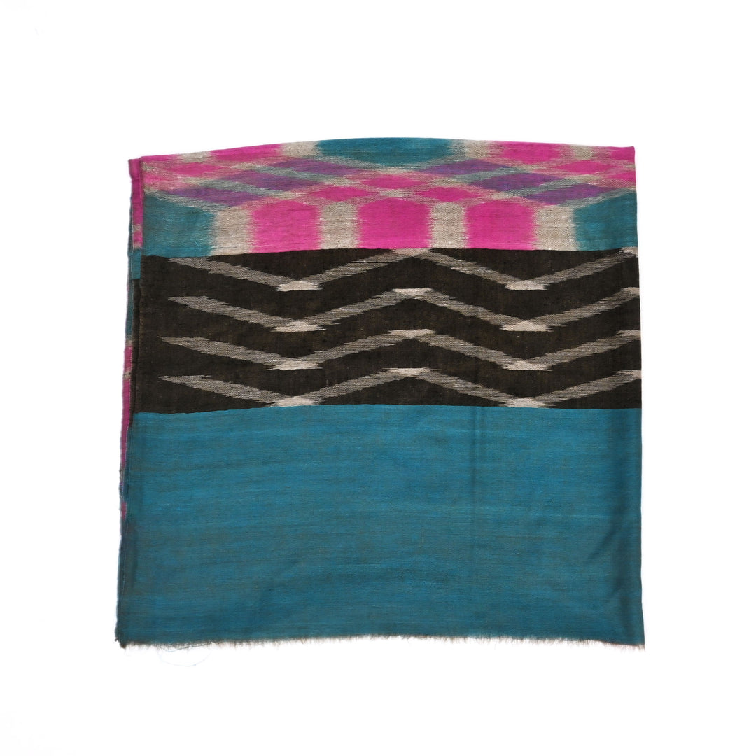 Sozni Pashmina Shawl - Multi-color, 80"x40"