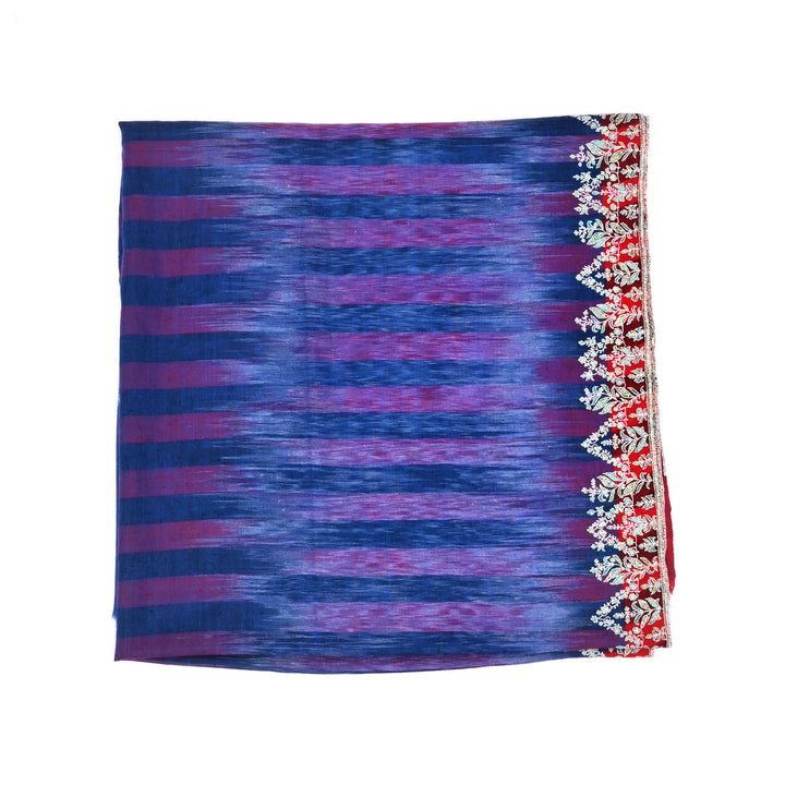 Ikkat Pashmina Shawl | Multicolor, 80"x40"