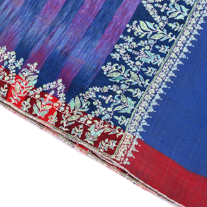 Ikkat Pashmina Shawl | Multicolor, 80"x40"