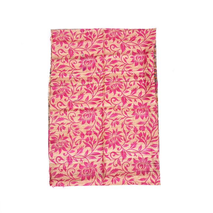 Natural Silk Dupatta | Traditional Indian Scarf Handwoven Ethnic Stole