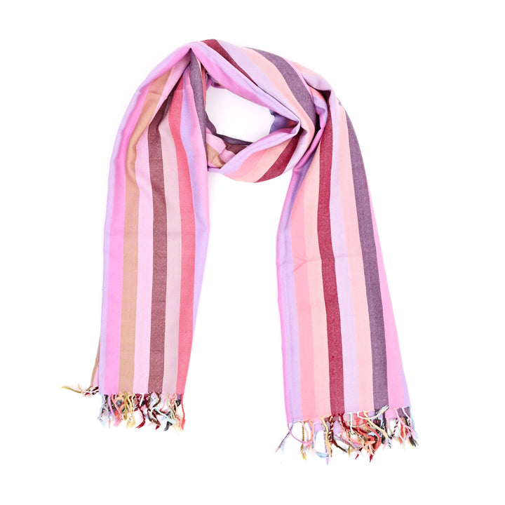 Luxurious Multicolor Handwoven Merino Wool Stole | Soft, Warm & Stylish