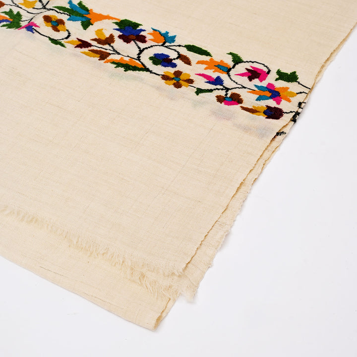 Kani Pashmina Muffler | White, 80"x28"