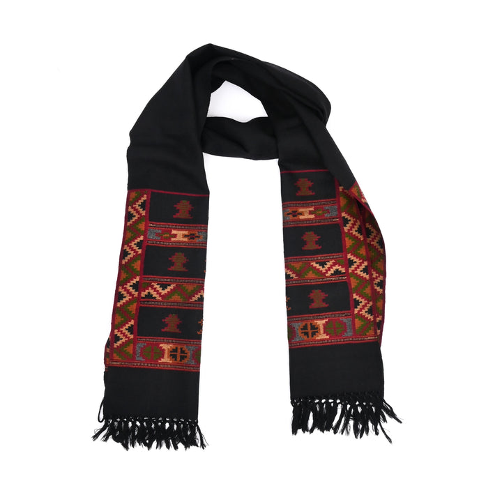 Pashmina Muffler with Traditional Kullu Weave