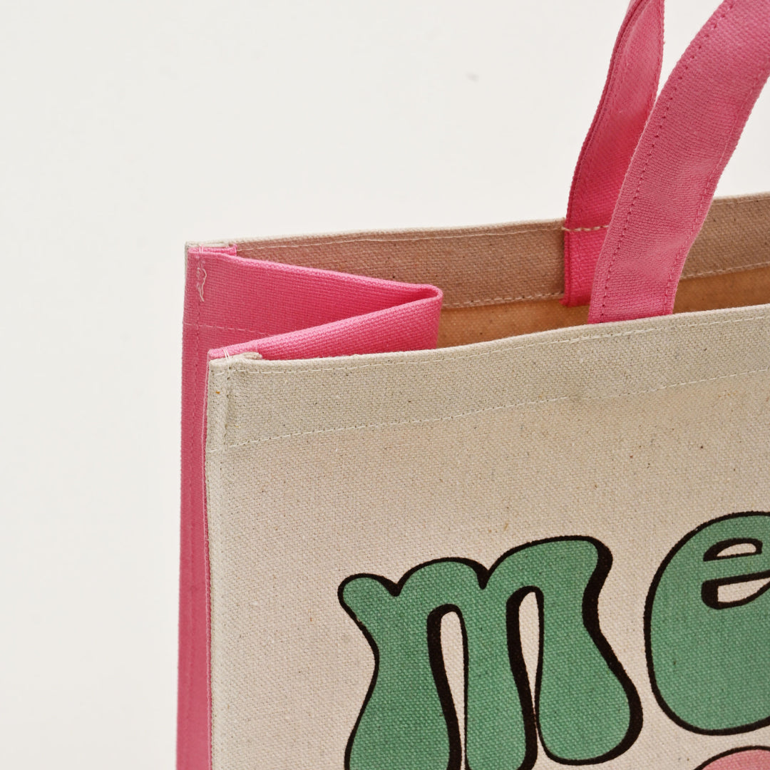 Gift Bag | Laminated Printed Christmas Canvas Bag