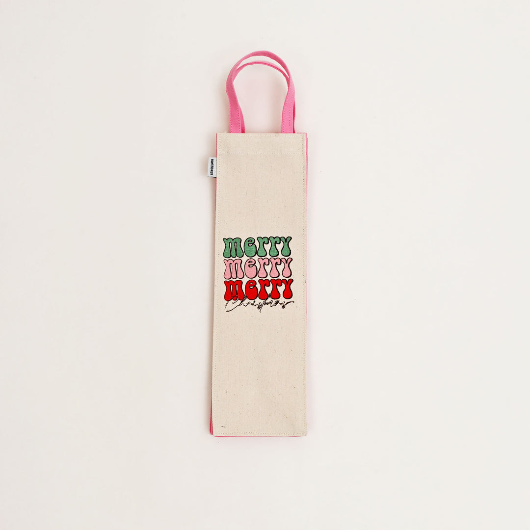 Gift Bag | Laminated Printed Christmas Canvas Bag