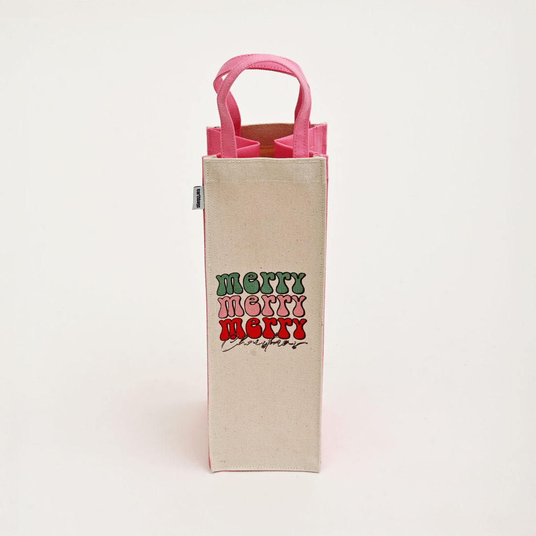 Gift Bag | Laminated Printed Christmas Canvas Bag