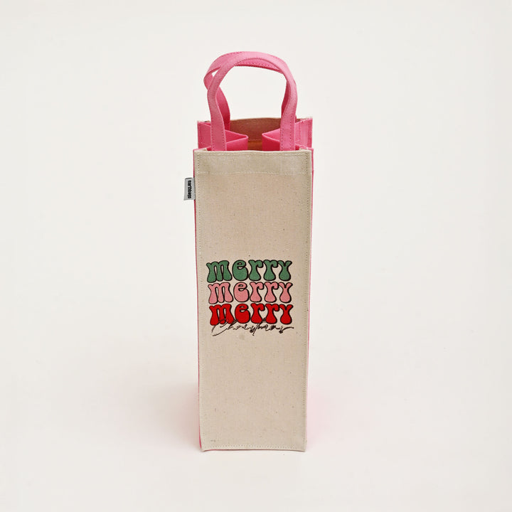 Gift Bag | Laminated Printed Christmas Canvas Bag