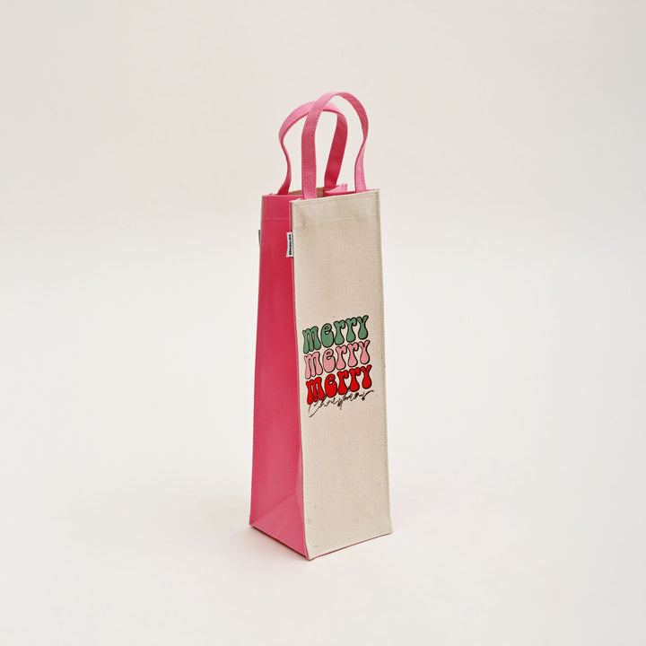 Gift Bag | Laminated Printed Christmas Canvas Bag