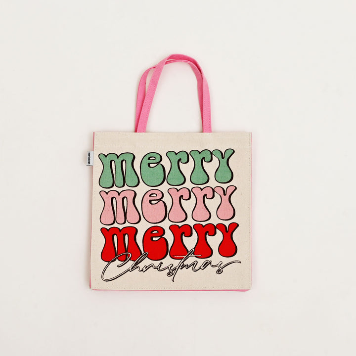 Gift Bag | Laminated Printed Christmas Canvas Bag