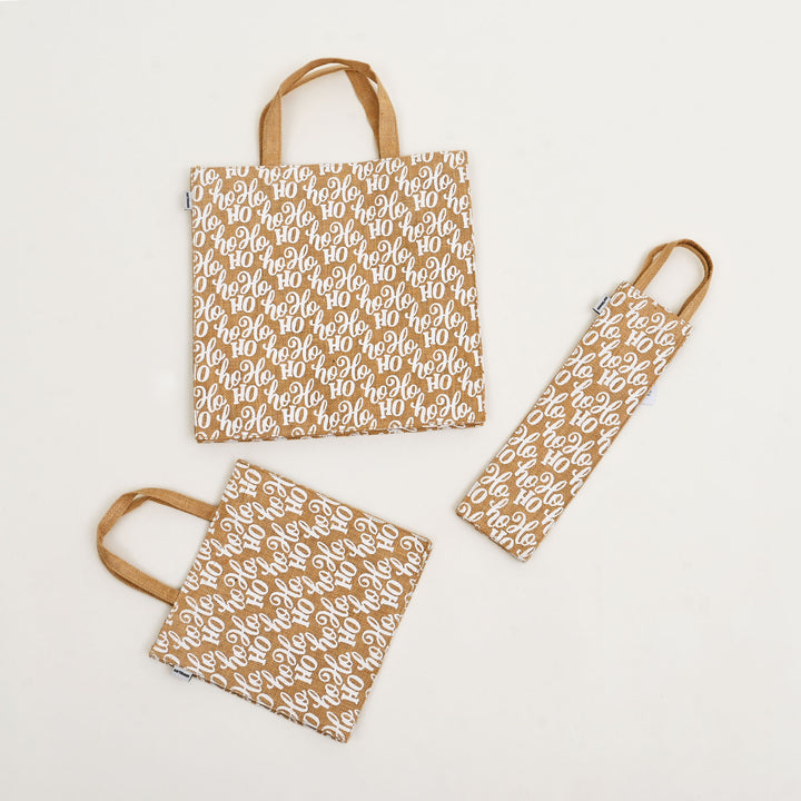 Gift Bag | Laminated Printed Jute Bag with Allover Print