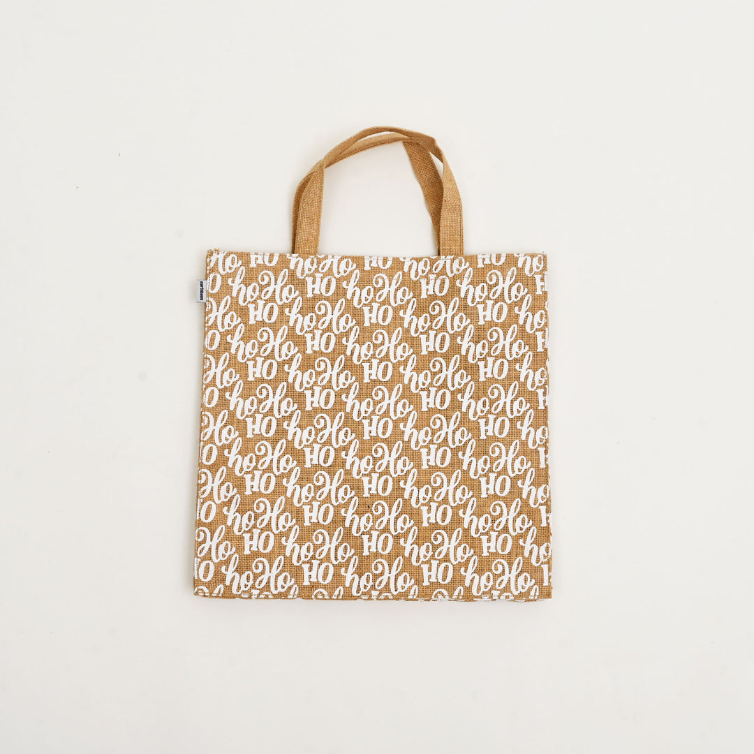 Gift Bag | Laminated Printed Jute Bag with Allover Print