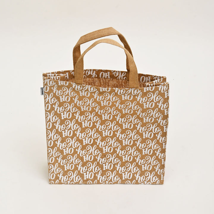 Gift Bag | Laminated Printed Jute Bag with Allover Print