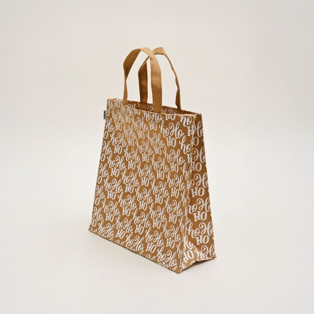 Gift Bag | Laminated Printed Jute Bag with Allover Print
