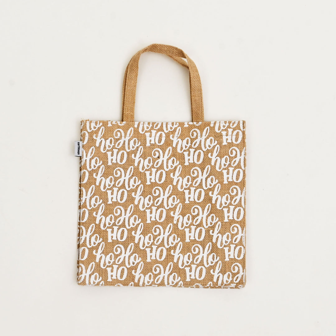 Gift Bag | Laminated Printed Jute Bag with Allover Print