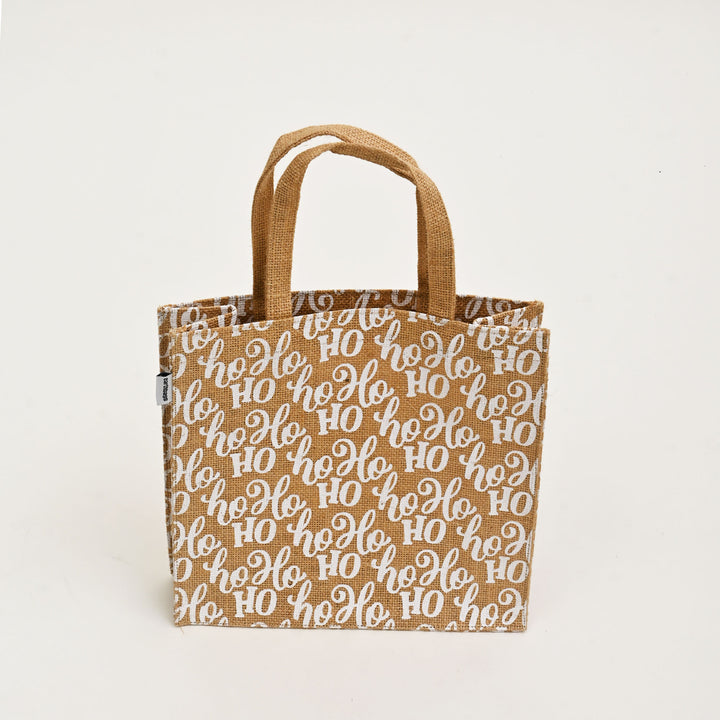 Gift Bag | Laminated Printed Jute Bag with Allover Print