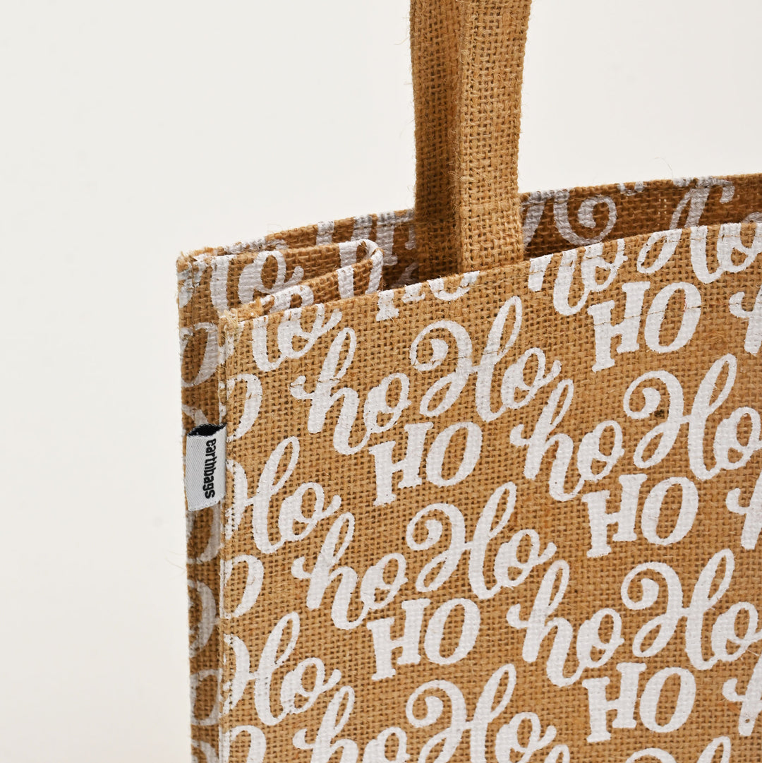 Gift Bag | Laminated Printed Jute Bag with Allover Print