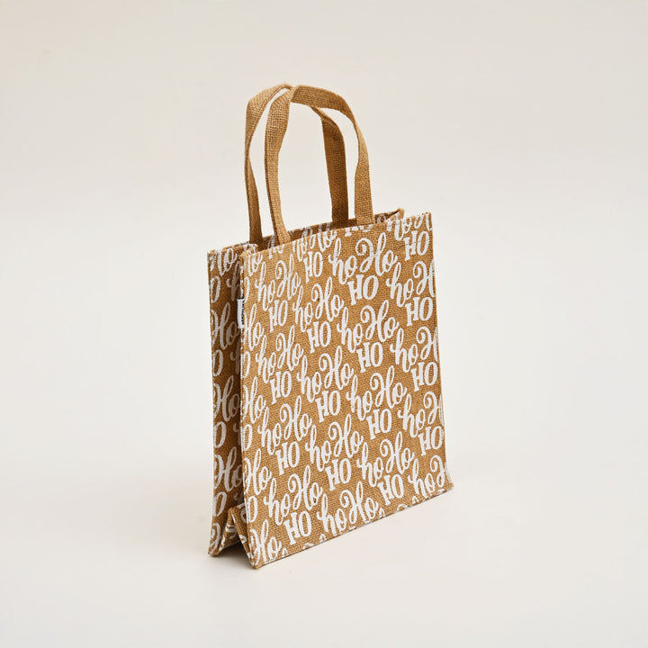 Gift Bag | Laminated Printed Jute Bag with Allover Print
