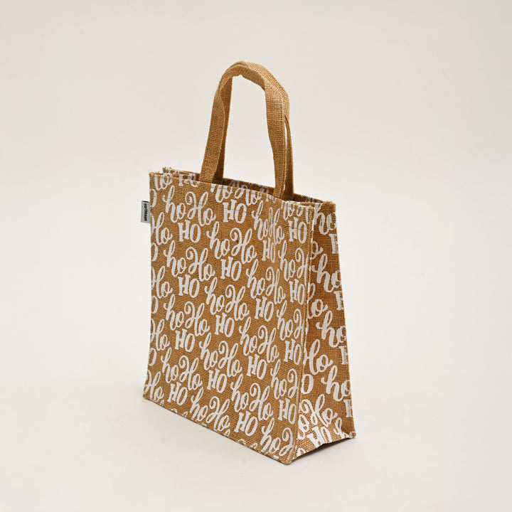 Gift Bag | Laminated Printed Jute Bag with Allover Print