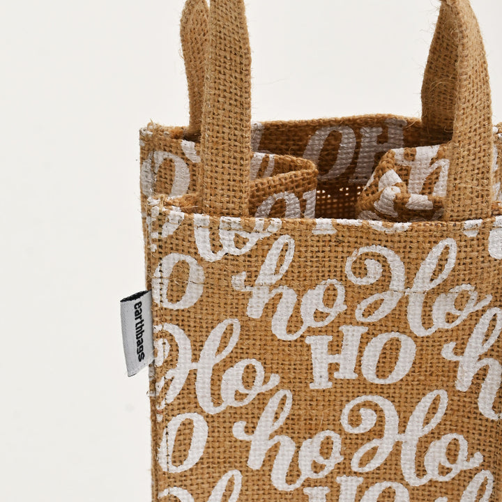 Gift Bag | Laminated Printed Jute Bag with Allover Print