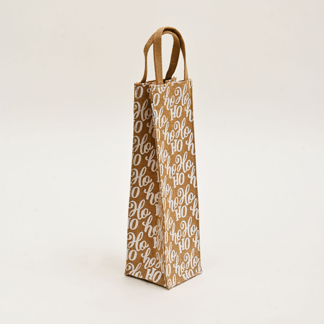 Gift Bag | Laminated Printed Jute Bag with Allover Print