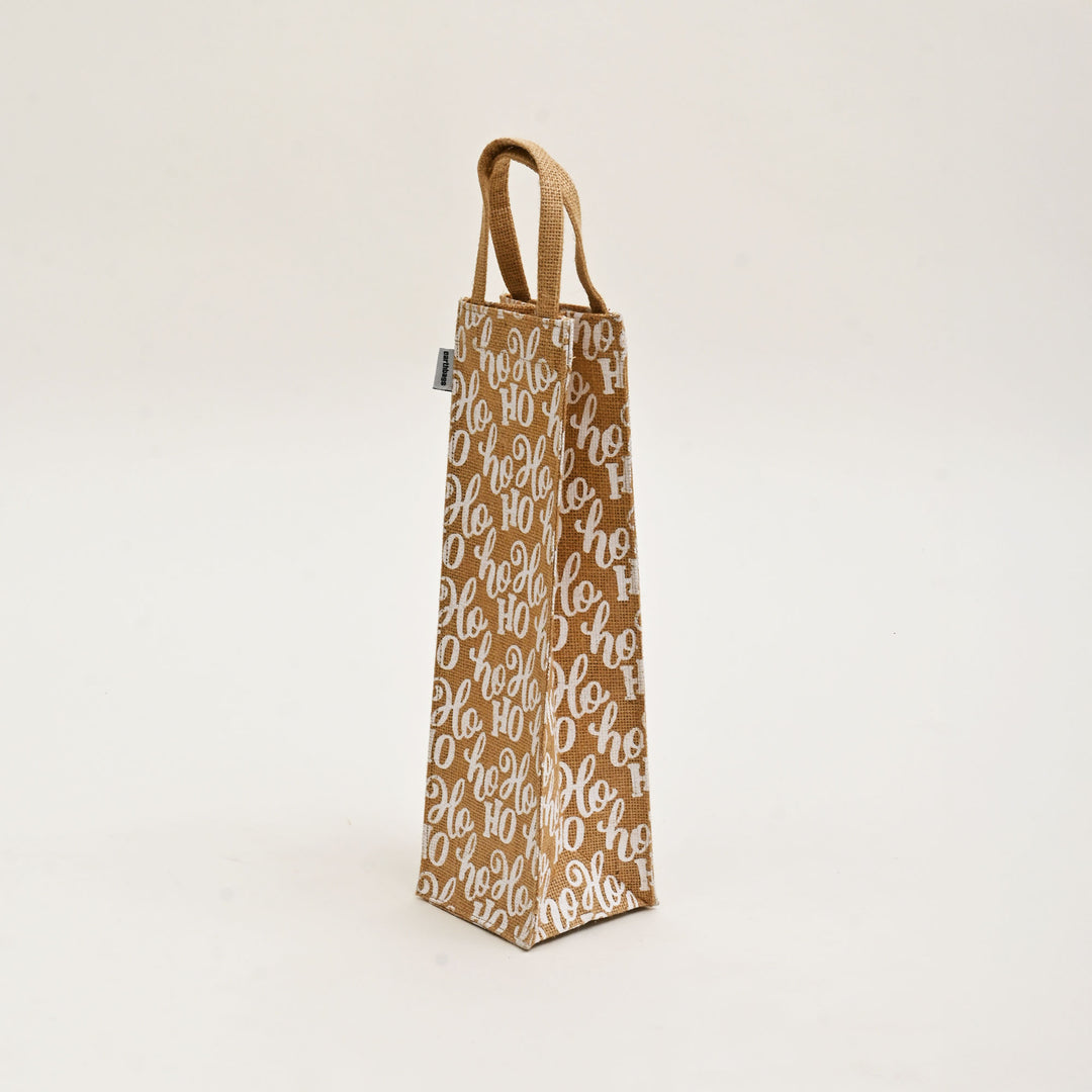 Gift Bag | Laminated Printed Jute Bag with Allover Print