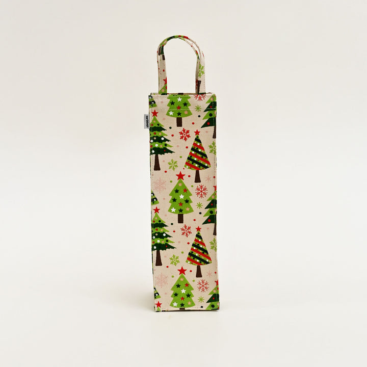 Gift Bag | Laminated Printed Christmas Canvas Bag with Allover Print