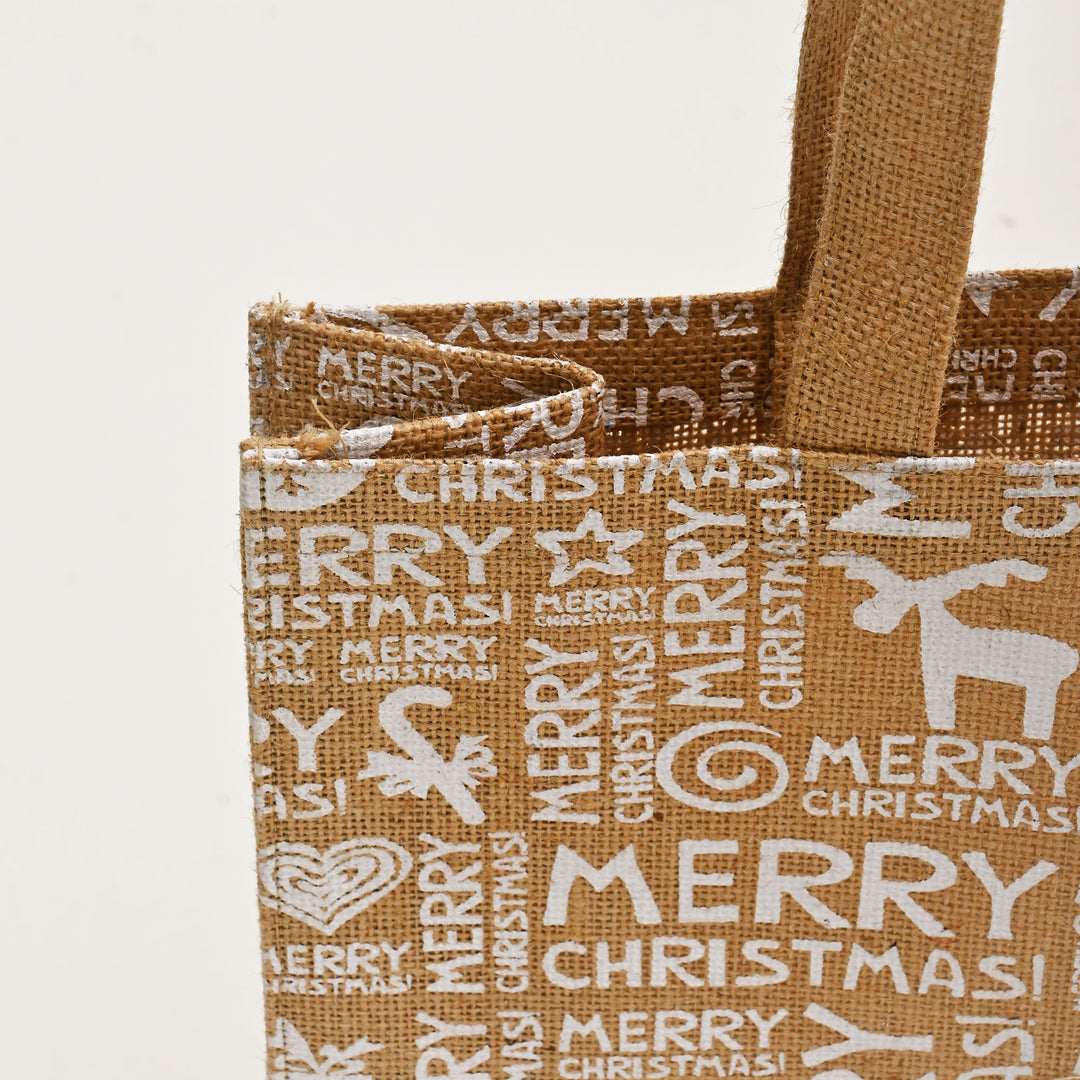 Jute Bag | Laminated Printed Gift Bag with Allover Print