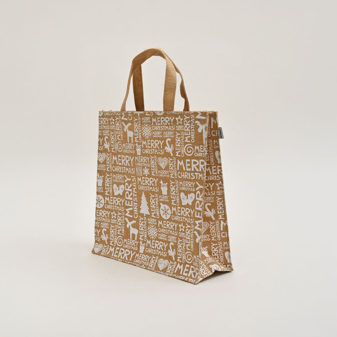 Jute Bag | Laminated Printed Gift Bag with Allover Print