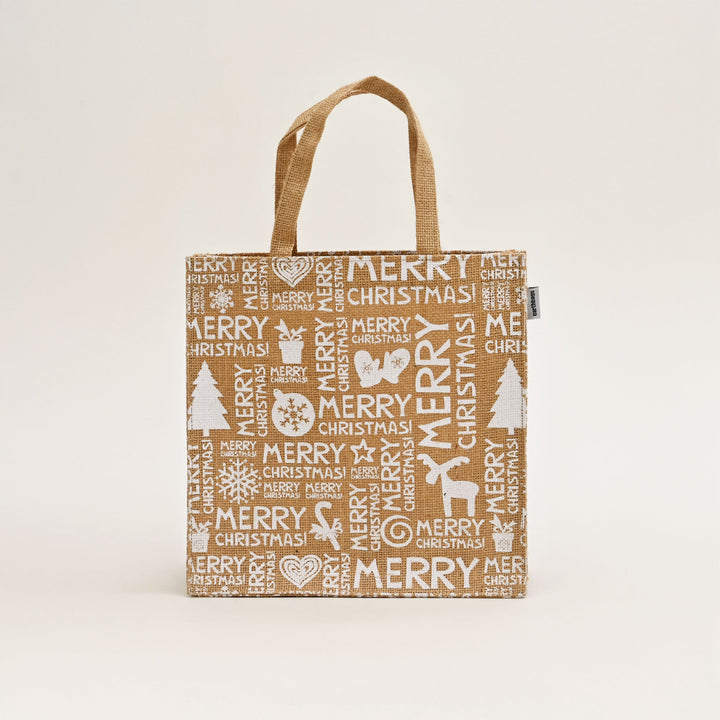 Jute Bag | Laminated Printed Gift Bag with Allover Print