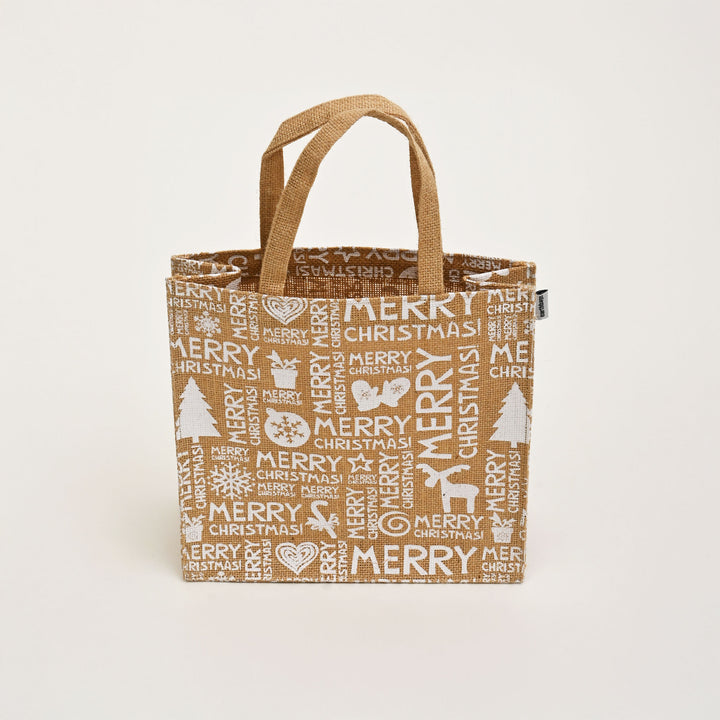 Jute Bag | Laminated Printed Gift Bag with Allover Print