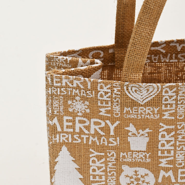 Jute Bag | Laminated Printed Gift Bag with Allover Print