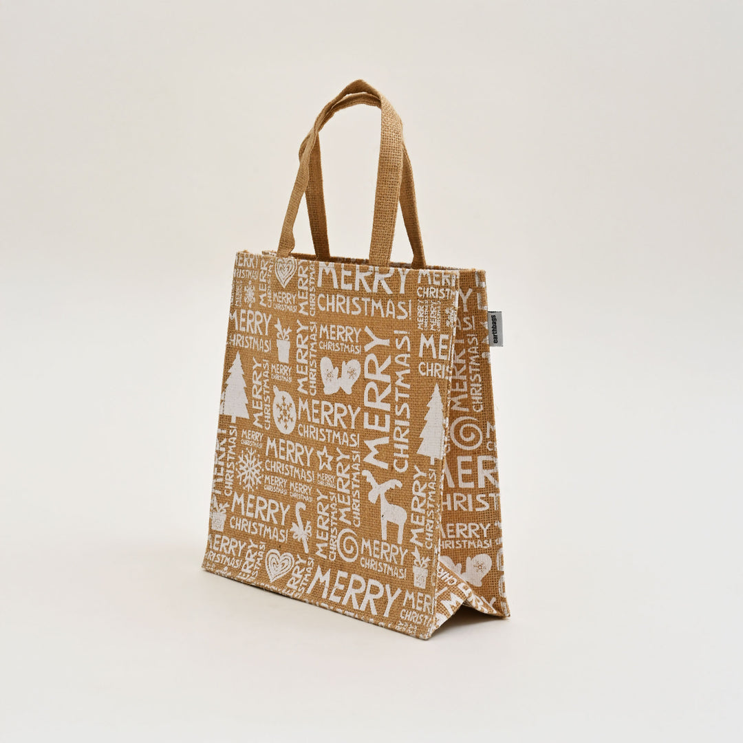 Jute Bag | Laminated Printed Gift Bag with Allover Print