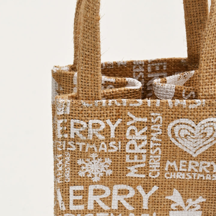 Jute Bag | Laminated Printed Gift Bag with Allover Print