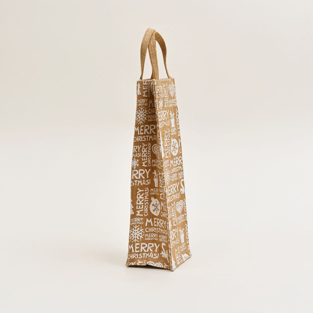 Jute Bag | Laminated Printed Gift Bag with Allover Print