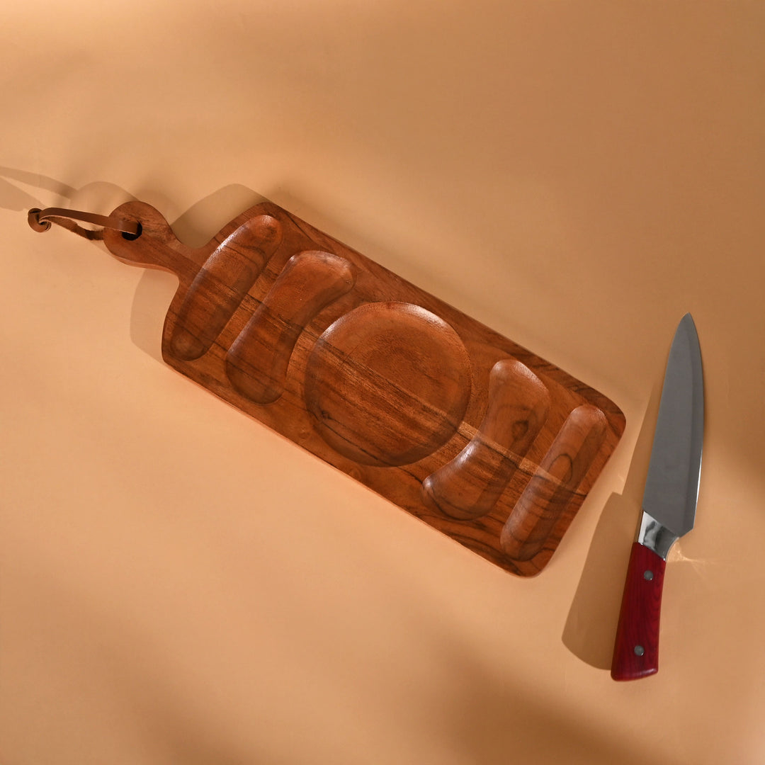 Serving Platter | Mango Wood | Handmade Elegant Serving