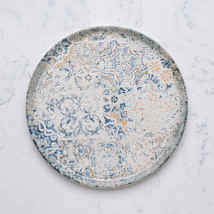 Short Rim Stackable Plate | Set of 4 | Porcelain