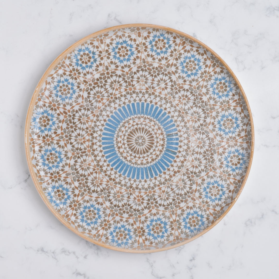 Short Rim Stackable Plates| Pack of 4 | Porcelain