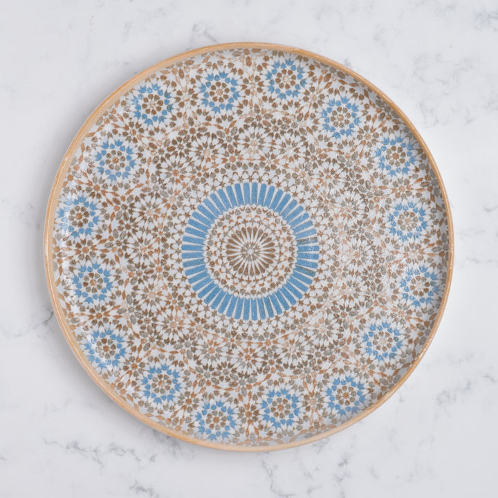 Short Rim Stackable Plates| Pack of 4 | Porcelain