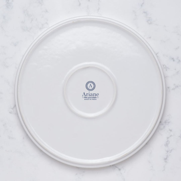 Short Rim Stackable Plates| Pack of 4 | Porcelain