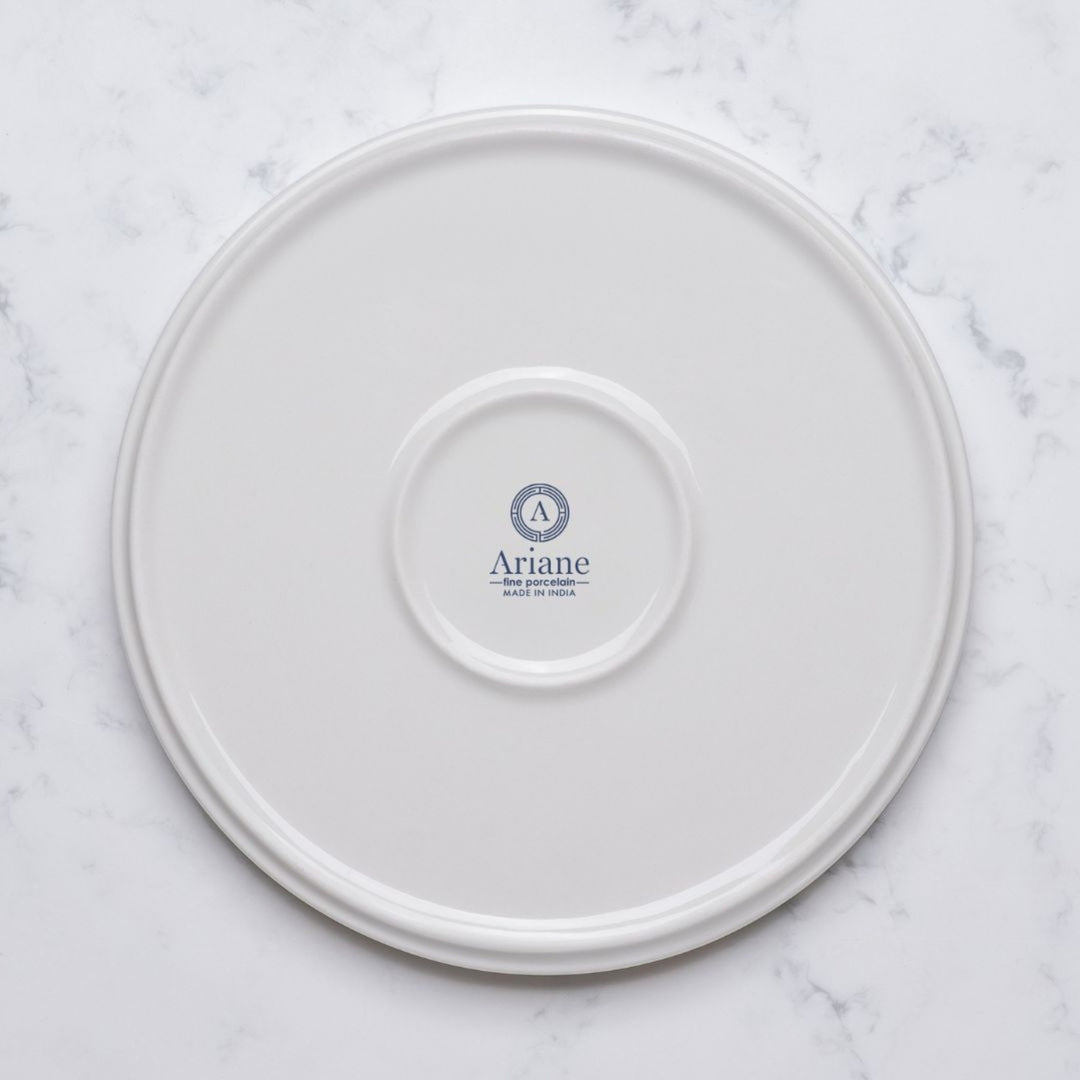 Short Rim Stackable Plate | Porcelain, Pack of  4