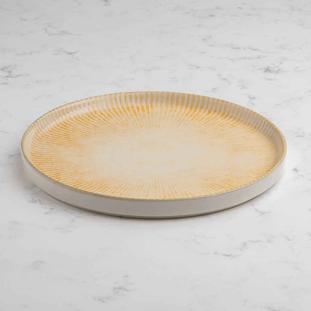 Short Rim Stackable Plate | Porcelain, Pack of  4