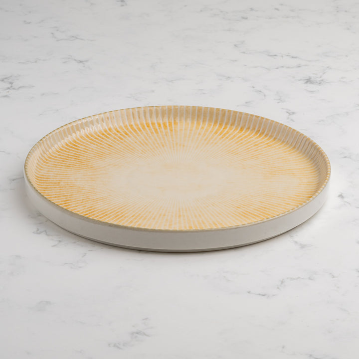 Short Rim Stackable Plate | Porcelain, Pack of  4